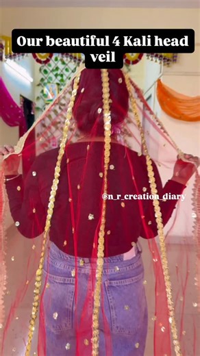 Nishu Rajput on Instagram: "Our most beautiful bride 4 Kali head veil ❤️ Bride entry veil dupatta per bookings are started Toh der kis bat ki hai apne apne order’s ko jaldi book kijiye...😍❤️ if you want to make your wedding special u can buy our hot selling bride entry name dupatta❤️ Whatsapp us for order ( 7900115982 ) best and heavy quality bride entry name dupatta.😍 Details :- Fabric:- soft net with Velvet ❤️ Colour :- maroon, red , pink etc.available ❤️ Type:- Normal to heavy many more typ