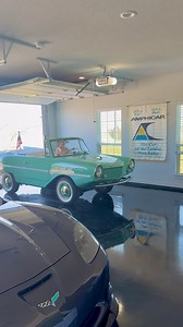 Our 1964 Amphicar is finally at home! Of the 3900 Amphicars ever made, it’s estimated that less than 600 remain. It’s a registered boat as well as a car! #Amphicar #ClassicCar #VintageCars #Cars | Jared Guynes