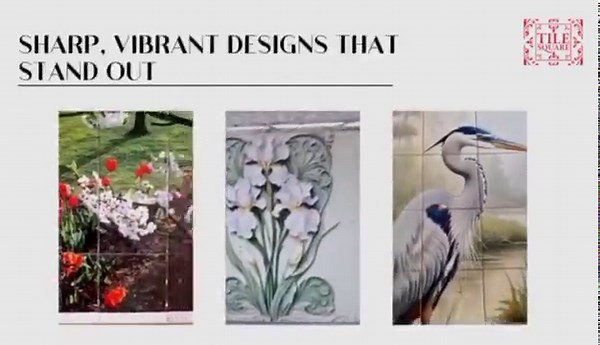 Deer Tile Mural – Misty Forest Animal, Woodland Ceramic Countryside Wall Art - Etsy