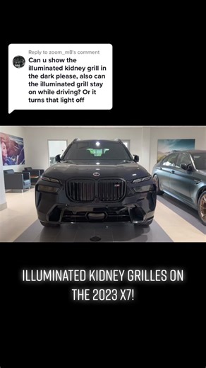 2023 BMW X7 with Illuminated Kidney Grilles