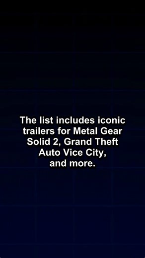 Gechoes - The 6 Best Video Game Trailers of the 21st Century - Reader's Feature