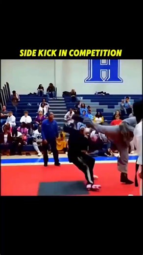 🥋 SIDE KICK IN COMPETITION #combatsports #youtubeshorts