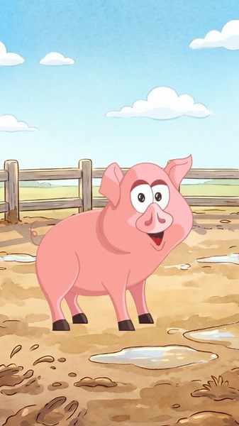 Pig 🐷 Pets for Kids - Learning Words and Sounds | Pat-a-Pat
