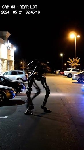 Mysterious Alien Spotted Walking in a Parking Lot! 👽🚗 Real or Fake?