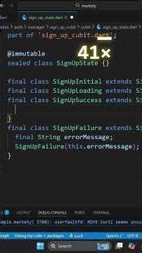 Flutter Signup with Supabase using Cubit | Auth Series – Part 2#flutter #programming #coding #mobile
