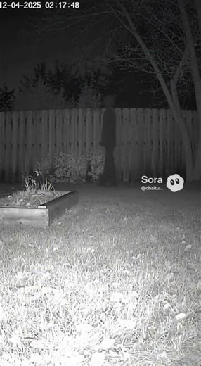 Night Vision Caught This Silhouette…