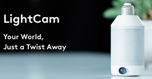 LightCam is a smart bulb and security camera wrapped up into one device