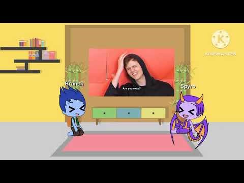 Branch (Trolls) & Spyro react HOTEL TRANSYLVANIA WITH ZERO BUDGET!