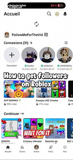 FREE #roblox FOLLOWERS! NO BOTS