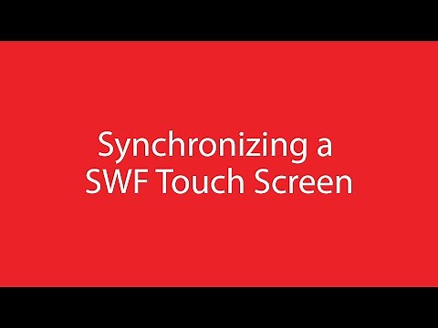 How to Calibrate a Touch Screen Control Panel on a SWF Embroidery Machine