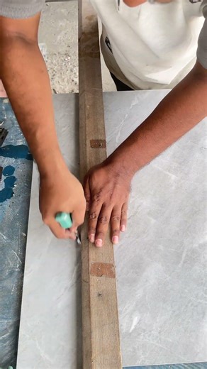 Other handymen must know the trick of cutting ceramics with a unique modern glass knife
