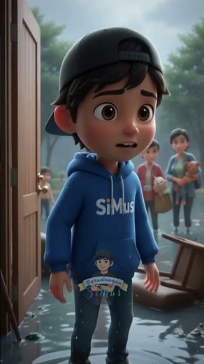 Brave SiMus During the Flood — Stay Calm, Stay Safe