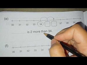 More than and less than using number line Grade 1 Global Math