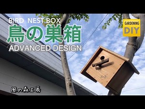 鳥の巣箱をつくる【第一弾】 庭にシジュウカラが来てくれますように・・・