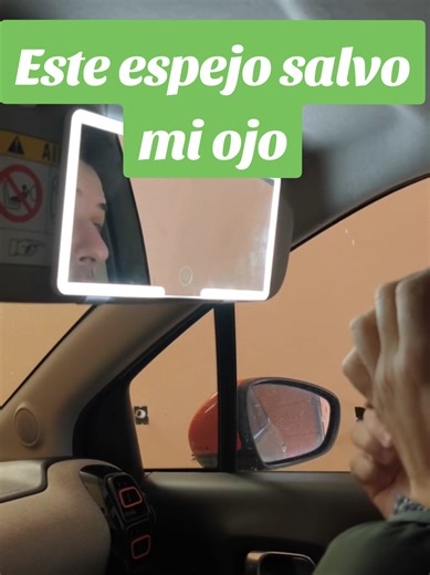 Espejo Led Universal para Coche: Ideal para Maquillaje