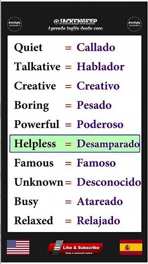 Domina el inglés con estos 10 adjetivos esenciales