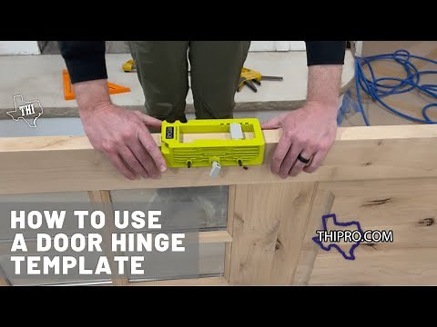How to Use a Door Hinge Template