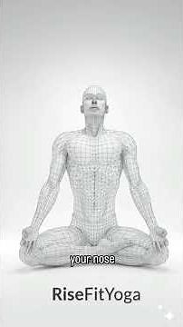 1-Minute Yoga for Stress Relief 🧘‍♂️ | Calm Your Mind Fast | RiseFitYoga