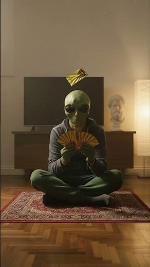 When Aliens Learn Card Tricks #darkhumor #shorts