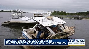 A dozen abandoned boats pulled from the NC coastal waters