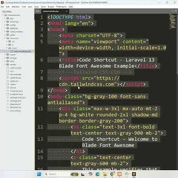 Laravel 13 - Font Awesome Icons Made SUPER Easy ⚡🔥‪@Shorts‬ ‪@CodeShotcut‬ #shorts #shortvideo