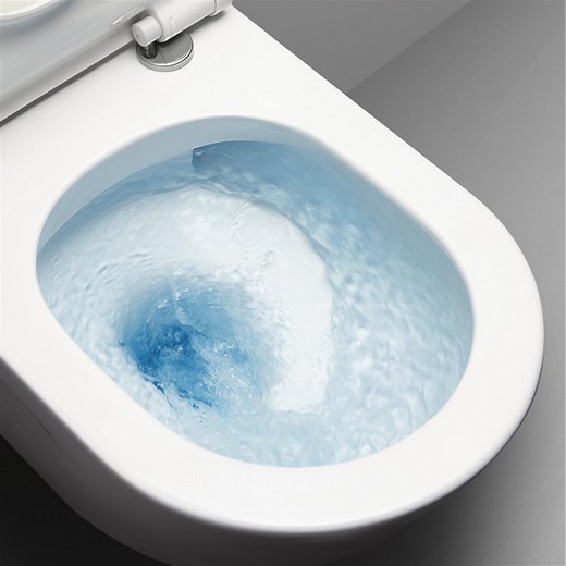 Swirlflush: The quiet rimless flushing system