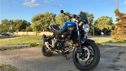 SV650 GIVI Windscreen Install and First Impressions