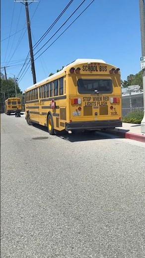 Los Angeles Unified School District 2011 Thomas Saf-T-Liner HDX CNG #7637u