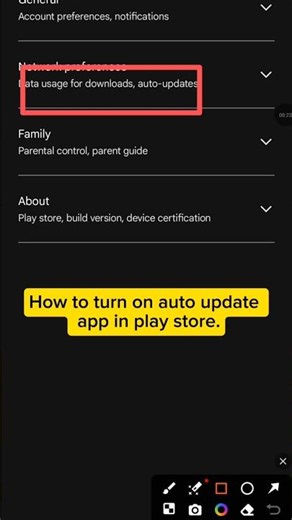 How to Turn on auto update app #android #ios