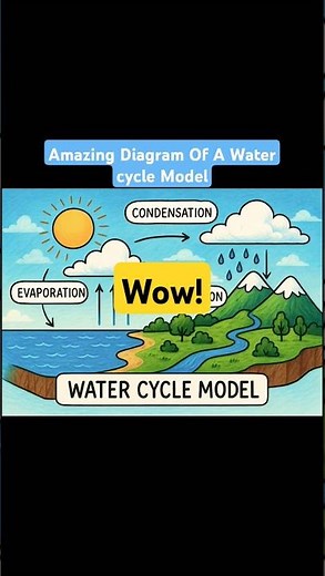 Amazing Diagram Of A Water cycle Model