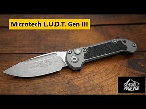 Microtech LUDT Gen III OTS Automatic Knife Review.