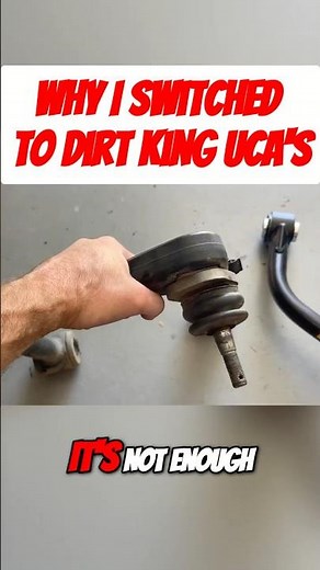 Why I switched to Dirt King UCA's #4x4 #dirtking #offroad