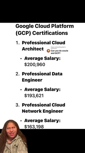 Replying to BranNisq360 #greenscreen Best Paying Orcle GCP... #Shorts #thecybrlab