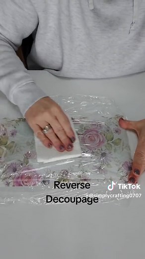Reverse Decoupage Tutorial for Beautiful Glass Crafts
