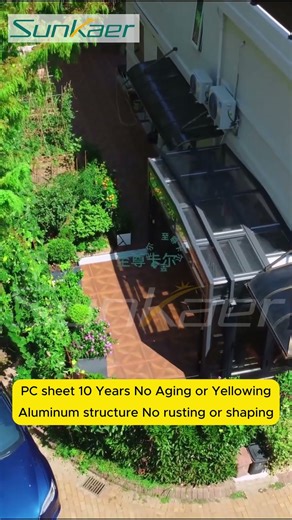 Design Your Perfect Space with Sunkaer's 100% Customized Retractable Sunroom! ✨ #sunkaer