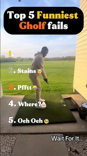 Ranking Funniest Golf Fails! (Is the last guy okay?) 😂 #top5 #tiktok #ranking #rank