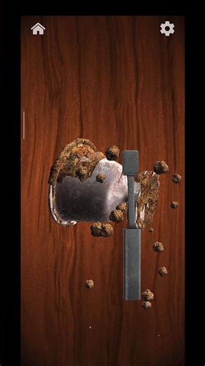 why is the iron so rusty let's clean it😱😋 #asmr