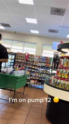 This is why customer service is completely dead. ​A guy just wants $40 on Pump 12. Instead, he gets held hostage by a frontline meltdown. The cashier screams for "Kesha," throws herself on the floor, and acts like she's fighting a war instead of ringing up gas.​The customer is so exhausted he literally offers to buy a Red Bull just to get her to do her job. When did we start tolerating this level of unhinged behavior in public?​If you can't handle a cash register without throwing a toddler tantr