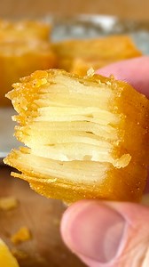 POMMES PAVE 🥔🍠 Pommes pave (4 portions) 6 Large potatoes (Maris piper) 250g Butter Salt pepper - Start by clarifying your butter. Add the butter to a cold pan and slowly bring to the boil, you want to remove the scum that comes to the top and leave the milk solids to sink to the bottom. The clear butter you’re left with is what you want. - Line an oven dish with parchment paper. Start layering your thinly sliced potatoes, brushing each layer with clarified butter and a little seasoning. Place 