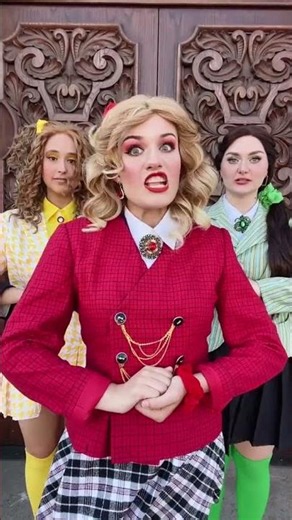Chaos in Westerburg with the Heathers 💚💛❤️ #heathers #musicaltheatre #heathersthemusical #cosplay