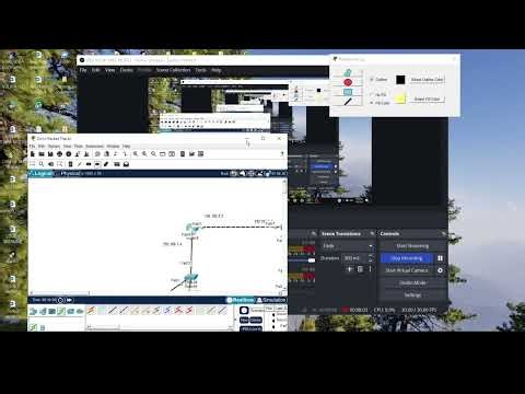 Lab 8 OSPF Routing | Open Shortest Path First using 2 Routers 2 Switches