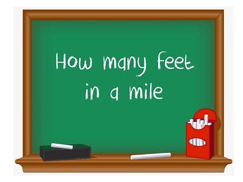 How many feet in a mile