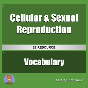 Cellular & Sexual Reproduction Vocabulary & Definition Practice Worksheet