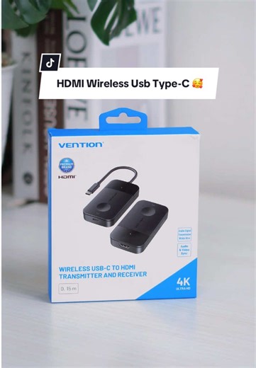 Unboxing Time - Vention HDMI Wireless Type-C, presentasi jadi lebih mudah 🥰 #vention #hdmi #hdmiwireless #wirelesshdmi #hdmicable