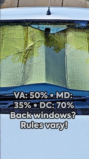 Window Tint Laws Explained for DMV Area