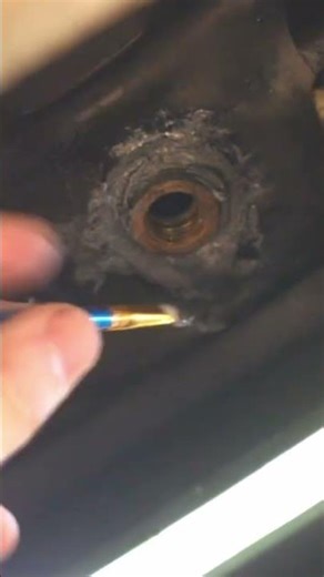 J-B Welding radiator drain plug #mercedes508d #oldtimer #carmaintenance