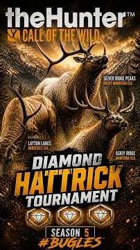 DIAMOND HATTRICK to WIN 🏆💎💎💎 - theHunter: Call of the Wild #shorts