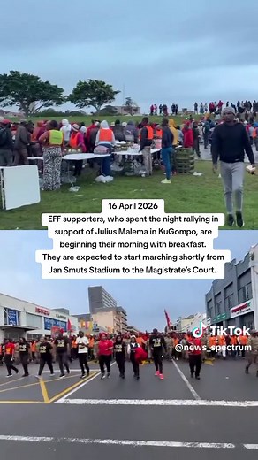 EFF Supporters Rally in East London for Court Proceedings