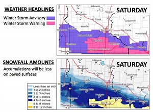 Winter storm warning now in place across southern MN