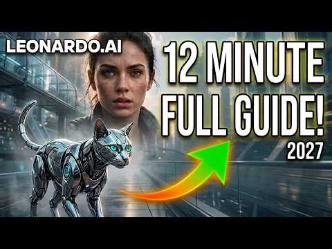 Leonardo AI - Tutorial for Beginners in 12 MINUTES ! [ 2027 ]